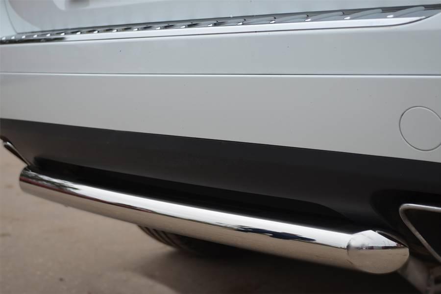 Защита заднего бампера d57 для Volkswagen Touareg 2010, Slitkoff VTZ-001073