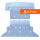 Avatr 12 2023-  4WD защита радиатора и переднего электропривода (2 части), ALFeco, алюминий, 4 мм, арт. ALF7301al