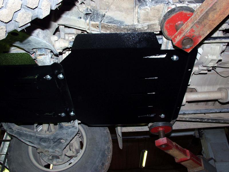 Защита КПП для MITSUBISHI L200  1996 - 2005, V-2,5 TD; 2,4, Sheriff, сталь 3 мм, арт. 14.0637