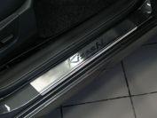 Накладки на внутренние пороги с логотипом вместо пластика для Suzuki Kizashi 2010, Союз-96 SKIZ.31.3162