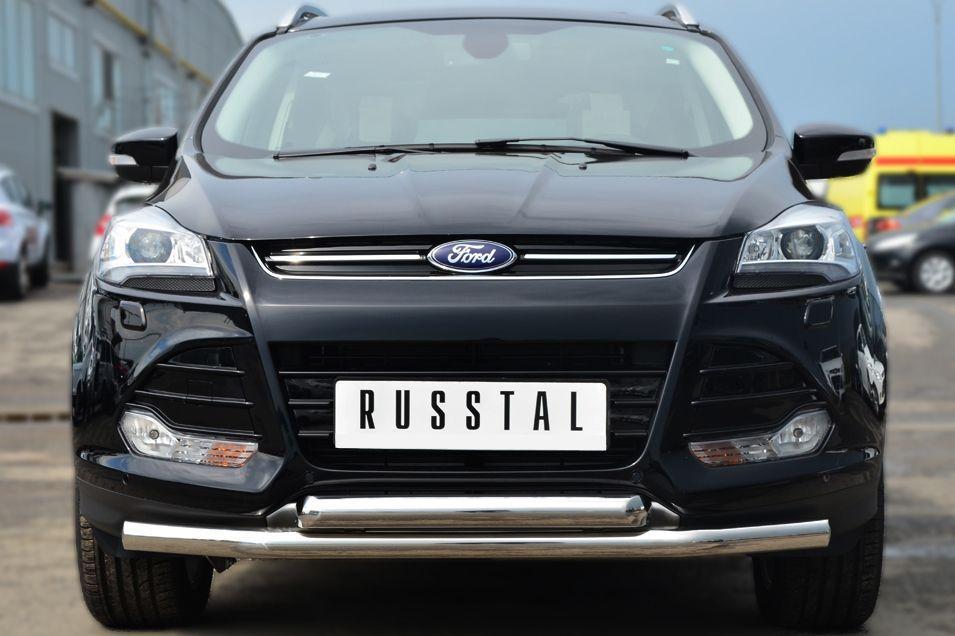 Защита переднего бампера d57/57 для Ford Kuga 2013, Slitkoff FGZ-001377