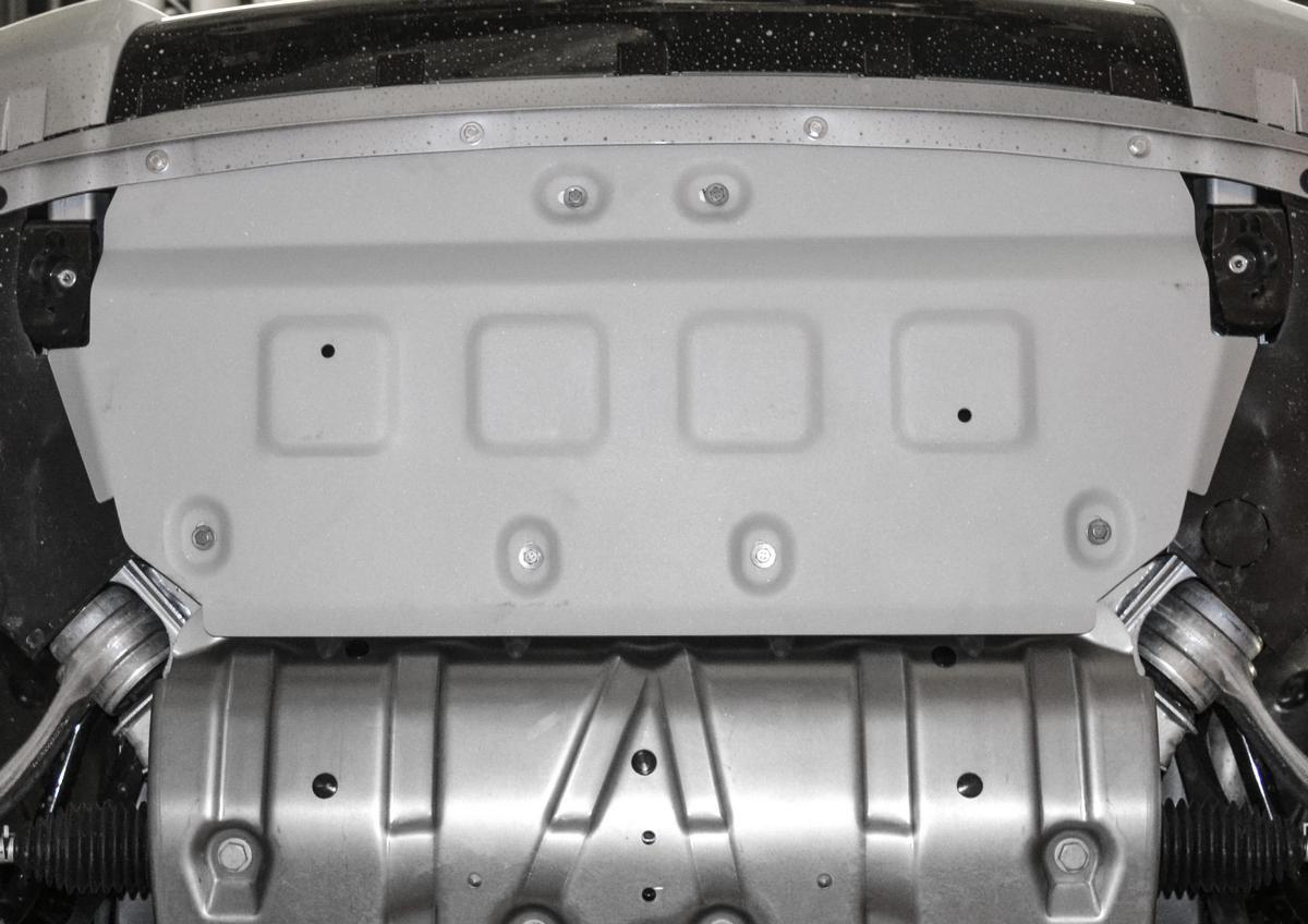 Защита радиатора Rival для BMW 3 серия VII 2018-н.в., штампованная, алюминий 3 мм, с крепежом, 333.0536.1