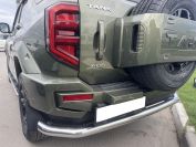 Защита заднего бампера угловая большая для автомобиля Tank 400   2023 арт. TANK400.23.21