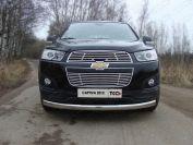 Решётка радиатора нижняя 12 мм для автомобиля Chevrolet Captiva 2013-2015, TCC Тюнинг CHEVCAP13-04