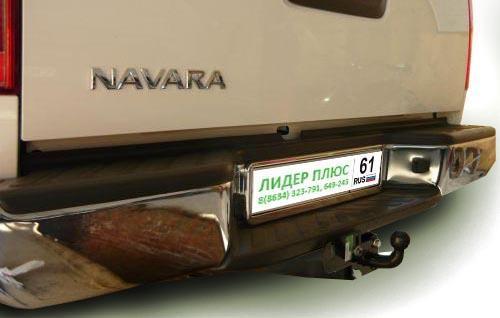 ТСУ для NISSAN NAVARA Double Cab (D40) (со ступенькой) 2005- тип шара FC Leader N107-FC