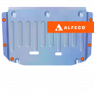 Защита  картера и КПП (малая) MB CLA (C118) 2019- V-all , ALFeco, алюминий 4мм, арт. ALF3621al-2