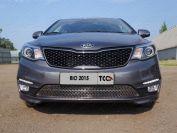 Решетка радиатора нижняя (лист) для автомобиля Kia Rio 2015-2016 TCC Тюнинг арт. KIARIO15-01