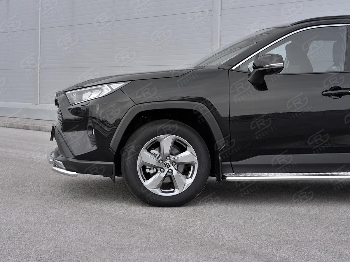TOYOTA RAV4 2019-  Защита переднего бампера d42 секции-d42 дуга TR4Z-003360, Slitkoff