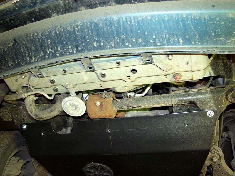 Защита картера и КПП для VOLVO 440 - 460  1988 - 1996, V-1,6; 1,7; 1,8; 2,0; 1,9D, Sheriff, сталь 2,0 мм, арт. 25.0050