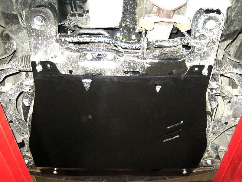 Защита картера и КПП для KIA Sorento (XM) 2009 - 2010, V-2,5; 3,3; 2.2CRDi ; 2.4 ; 3.5, Sheriff, сталь 2,0 мм, арт. 11.1669