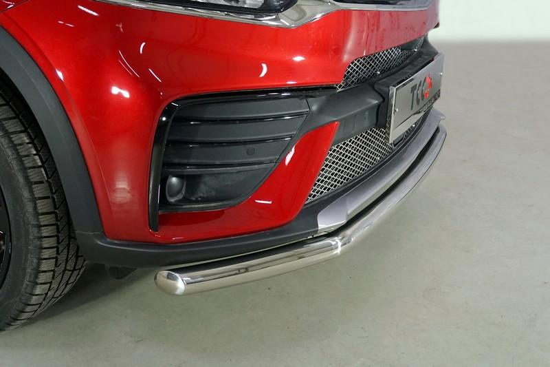 Защита передняя нижняя 60,3 мм для автомобиля Geely Tugella 2020- TCC Тюнинг арт. GEELTUG20-13