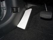 Накладка площадки левой ноги (лист алюминий 4мм) для автомобиля Mitsubishi Outlander 2018- TCC Тюнинг арт. MITOUT18-09