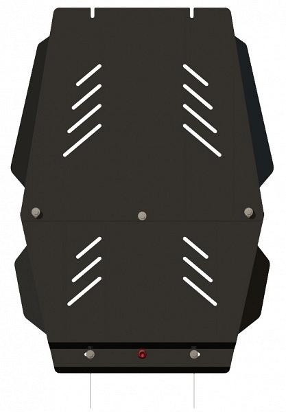 Защита КПП и РК для GREAT WALL Wingle  2005 - 2012, V-2,8 Diz, Sheriff, сталь 2,5 мм, арт. 28.1246