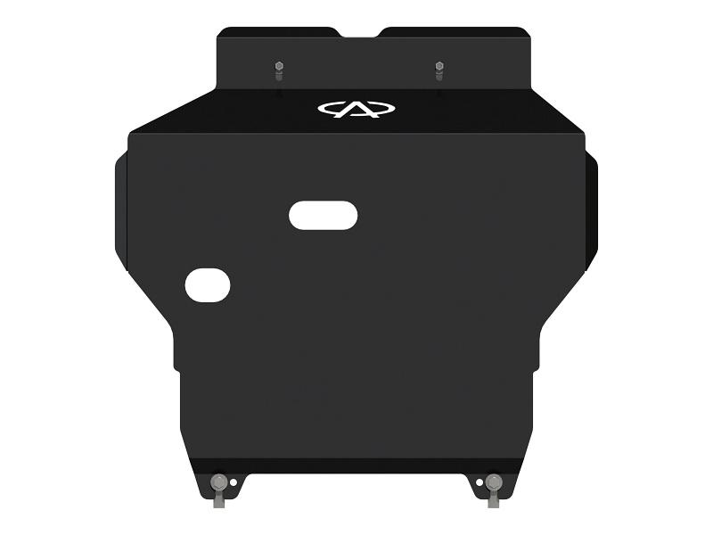28.1344 Защита картера и КПП Chery Karry V-1.6 (2007-2010) (сталь 2,0 мм)