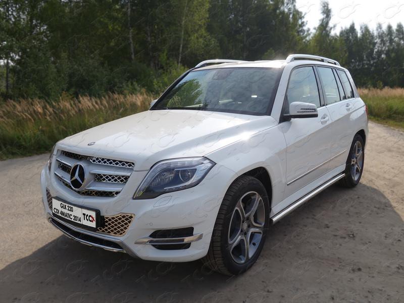 Пороги труба 60,3 мм для Mercedes-Benz GLK, TCC MERGLK220D14-04, TCC Тюнинг