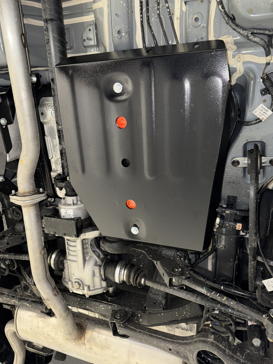 KGM Torres 2023- V-1,5 4WD защита топливного бака, ALFeco, сталь, 2 мм, арт. ALF7403st