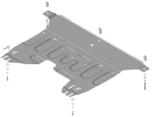 Защита АвтоСтандарт (Двигатель, Коробка переключения передач), 1, сталь для KIA Cerato  2016-2018 арт.51009
