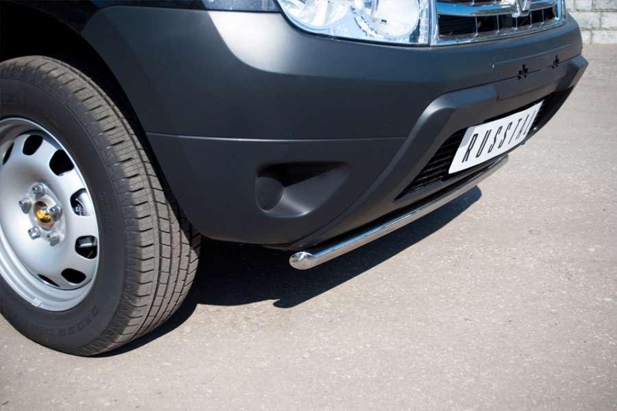 Защита переднего бампера d42 для Renault Duster 4x2, Slitkoff RD2Z-000436