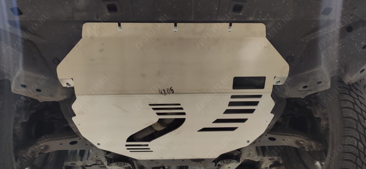 48.05ABC Защита картера ДВС и КПП CHANGAN CS95 PLUS, (2023-) (Алюминий 4мм)