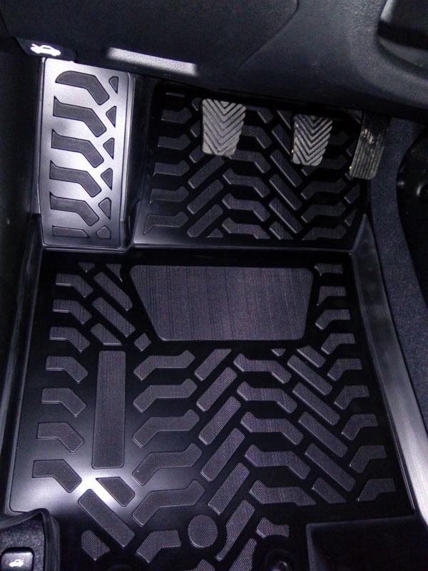 Ковры салонные модельные высокий борт 3D с подпятником для Kia Rio IV 6.2017-, Элерон 64808