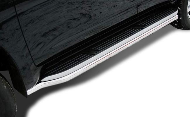 Защита штатного порога d42 для Toyota Land Cruiser Prado 150, TLCP150.10.30, Россия