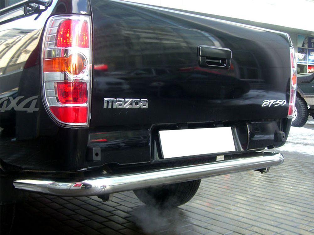Защита заднего бампера d-76 для Mazda BT-50, Технотек MBT_3.1