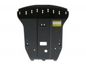 Защита двигателя, кпп, пневмогидроусилителя, рулевых тяг стальная Motodor для BMW 3er Е90 2008-2011 (2 мм, сталь), 00224