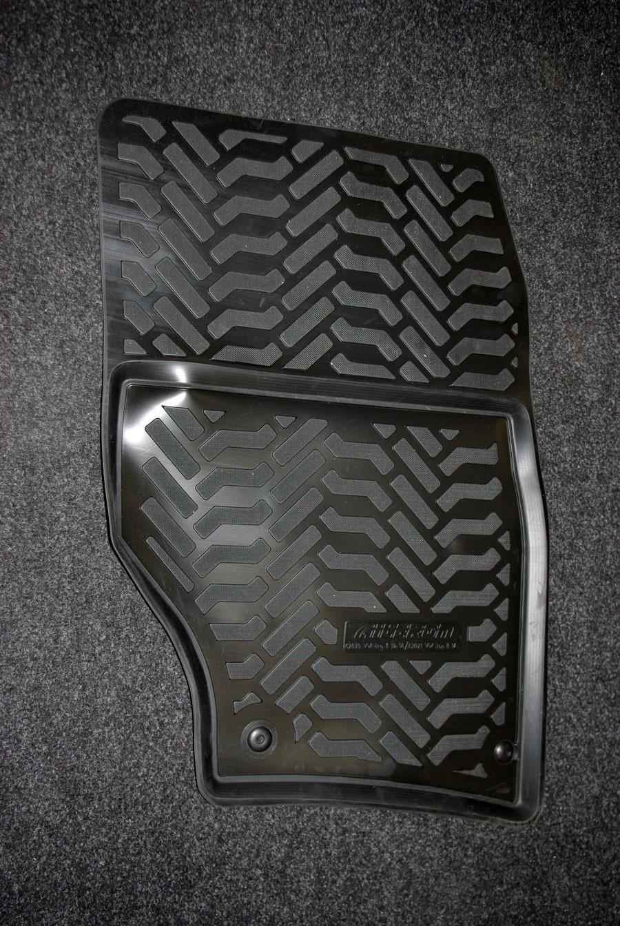 Ковры салонные модельные высокий борт 3D с подпятником для Volkswagen Touareg 2010 2015-, Элерон 62071