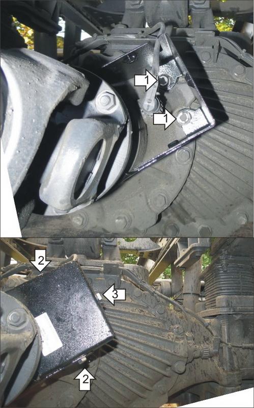 Защита датчика (Датчик), 2 мм, Сталь для Mercedes-benz Actros 2008-2016 арт. 21205