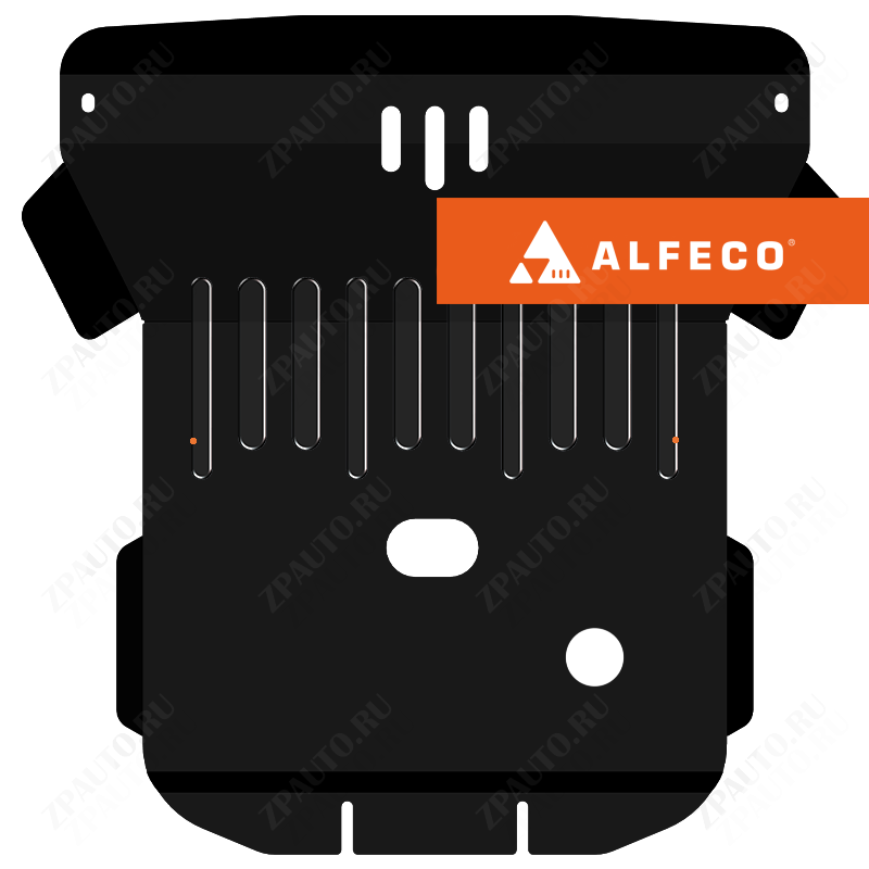 Защита  картера SsangYong Rexton II  (Y250) 2006-2017 V-all , ALFeco, сталь 2мм, арт. ALF2105st