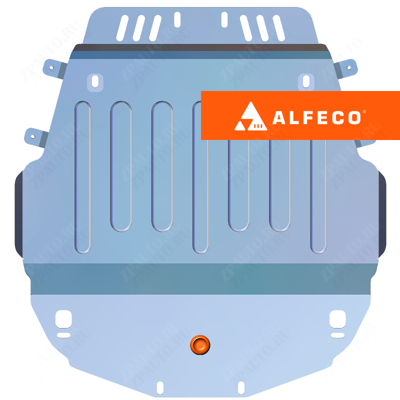 Защита  радиатора Lexus LX570 2007-2015 V-5,7 , ALFeco, алюминий 4мм, арт. ALF1205al-1