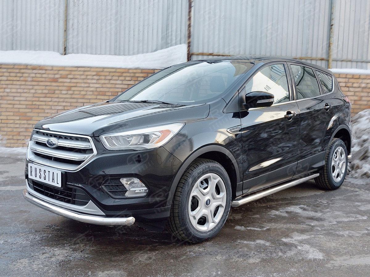 Защита переднего бампера d57 Ford Kuga 2016, Slitkoff FGZ-002595