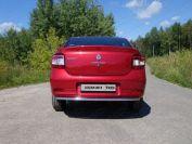 Защита задняя 42,4 мм для автомобиля Renault Logan 2014-2018, TCC Тюнинг RENLOG15-06