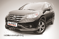 Защита переднего бампера d57 черная Honda CR-V 2L (2011-2015) , Slitkoff, арт. HCRV13-004B