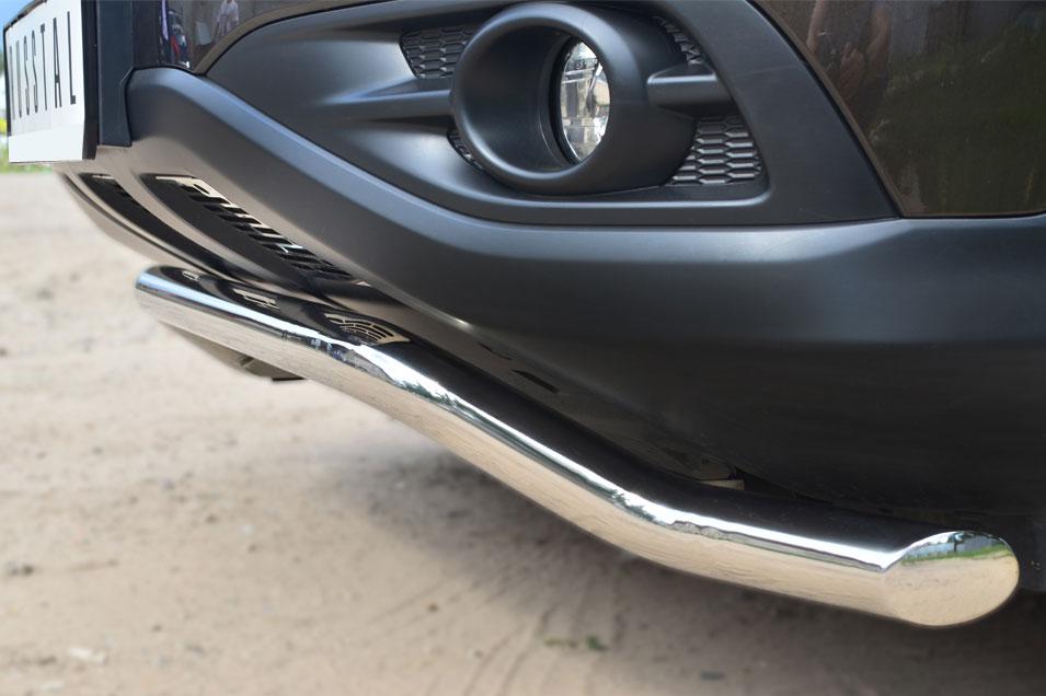 Защита переднего бампера d57 волна для Honda CR-V 2,4 2013, Slitkoff HVZ-001767