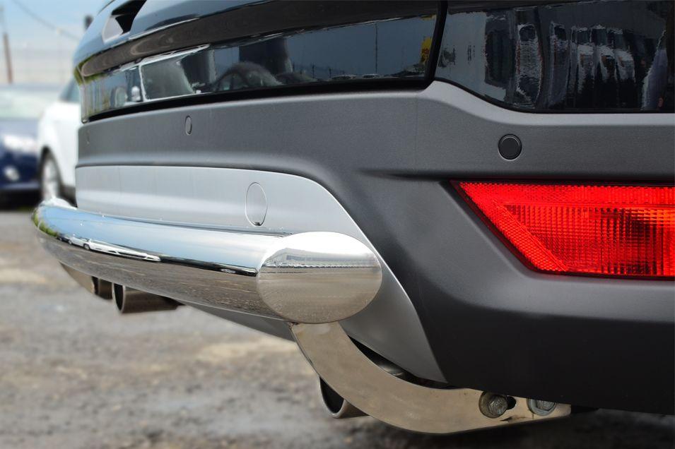 Защита заднего бампера d76 для Ford Kuga 2013, Slitkoff FGZ-001384