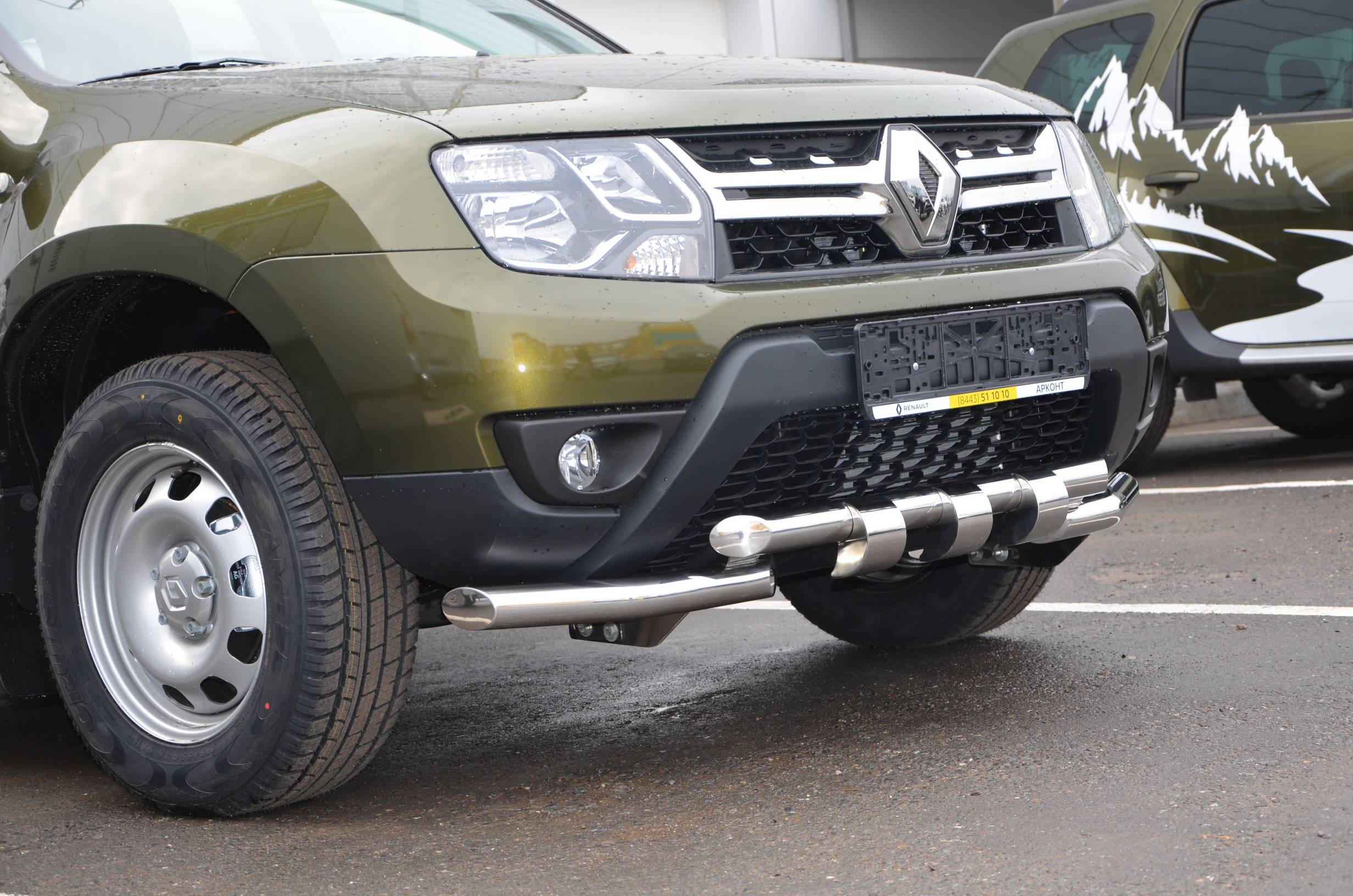 Защита переднего бампера  G для автомобиля RENAULT Duster 2011. RD.11.05, Россия