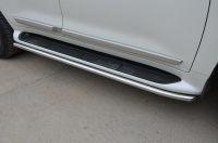 Защита штатного порога сбоку для автомобиля TOYOTA Land Cruiser 200 Executive  Lounge 2018, Россия TLCEL200.18.30-1