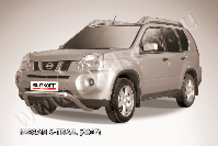 Кенгурятник d76 низкий мини Nissan X-Trail (2007-2011) , Slitkoff, арт. NXT001