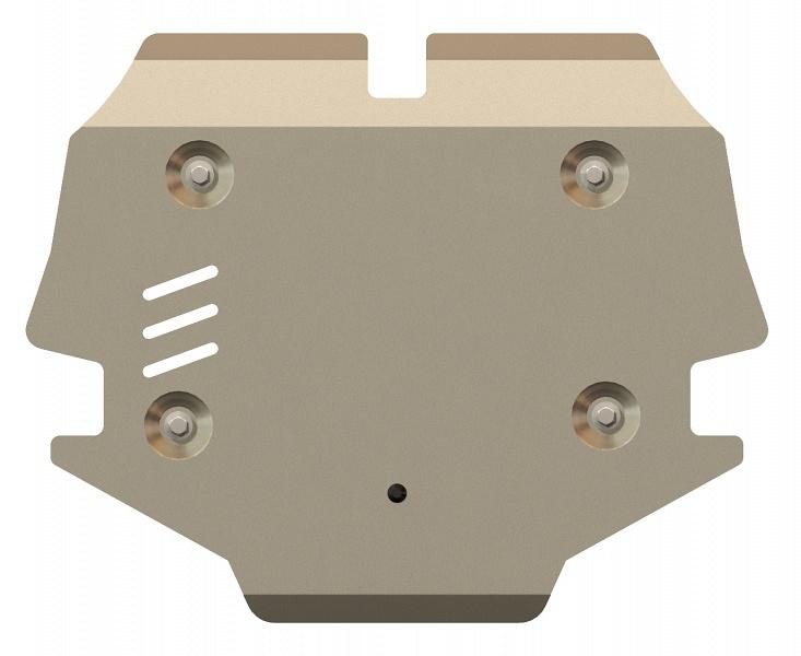 Алюминиевая защита картера и КПП на Mercedes-Benz GLK, алюминий 5 мм, Sheriff (Шериф) 13.2336