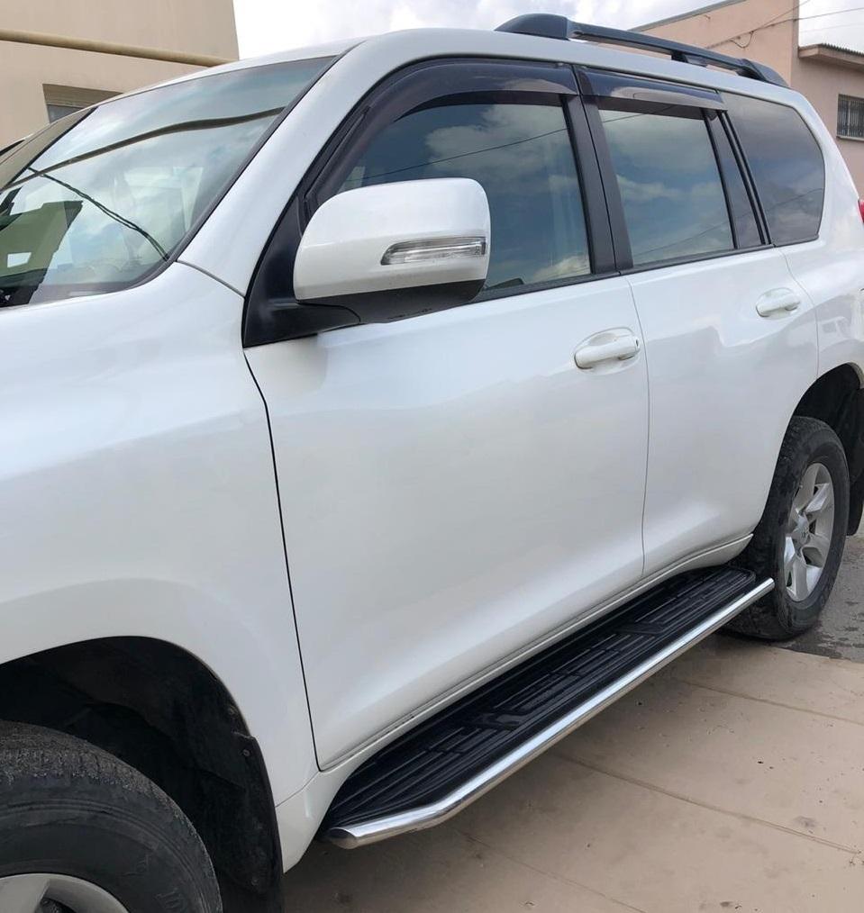 Защита штатного порога сбоку для автомобиля TOYOTA Land Cruiser Prado 150  2013 арт. TLCP150.14.31