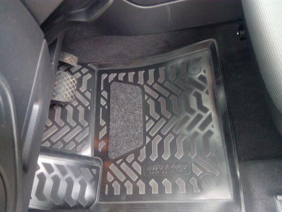 Ковры модельные (высокий борт) для VW Teramont (2017-) (3D с подпятником), Элерон, арт. 62076