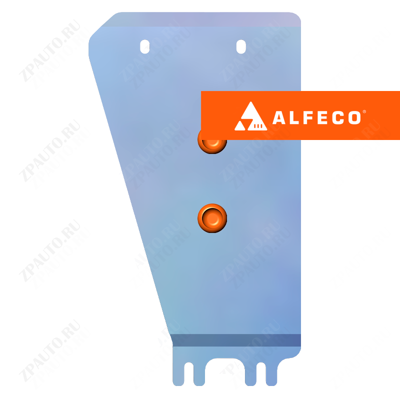 Защита  редуктора заднего моста Toyota Rav4 III (XA30) 2010-2012 V-all 4WD , ALFeco, алюминий 4мм, арт. ALF2436al