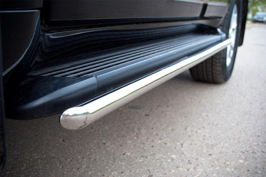 Пороги труба d42 для Toyota Land Cruiser 200 2012, Slitkoff LCT-00020013