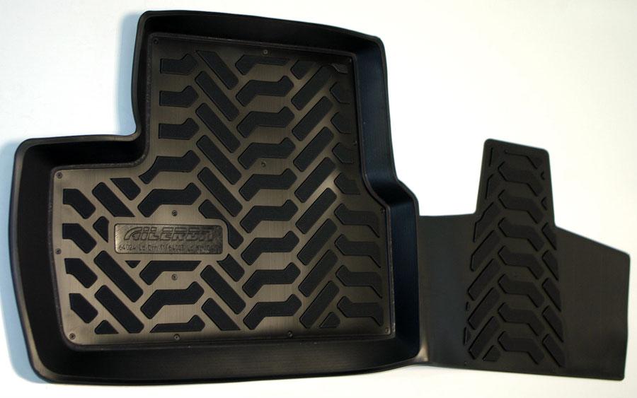 Ковры салонные модельные высокий борт 3D с подпятником для Lada Kalina 2004-/2013-, Элерон 64025