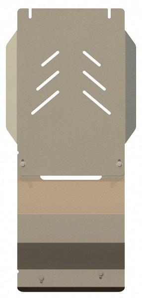 Защита КПП и РК для ISUZU D-MAX (Rodeo)  2007 - 2012, V-2,5 TD; 3,0 TD, Sheriff, алюминий 5 мм, арт. 32.1153