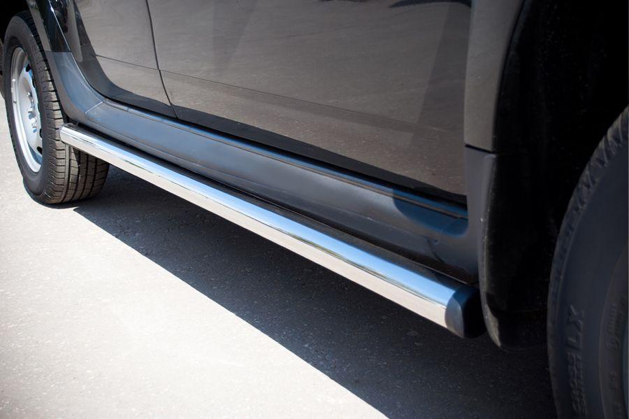 Пороги труба d57 вариант 2 для Renault Duster 4x2, Slitkoff RD2T-0004382