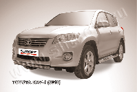 Защита переднего бампера d57 короткая Toyota Rav-4 (2010-2016) , Slitkoff, арт. TR410-008