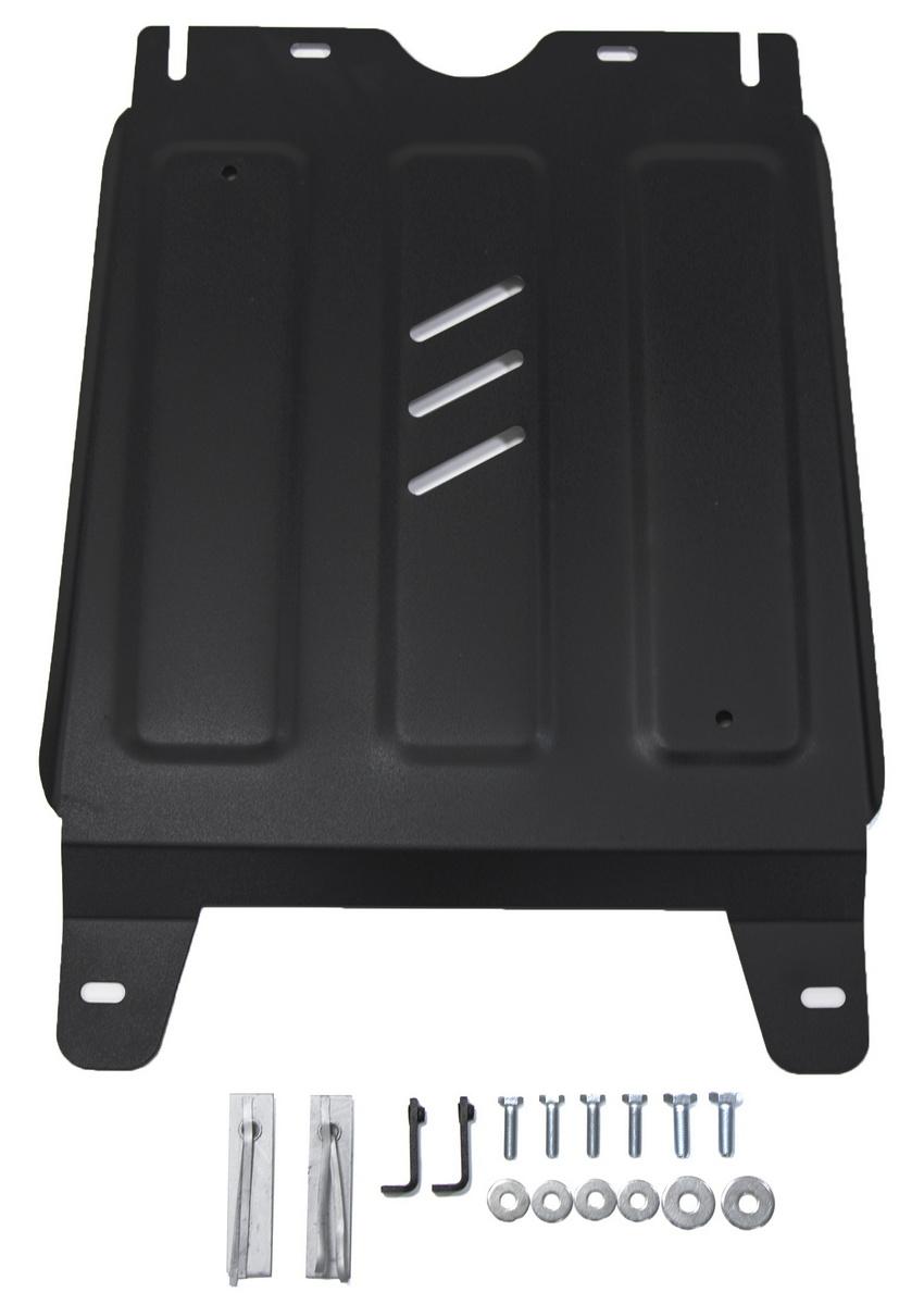 Защита КПП АвтоБроня для Toyota Hilux VIII рестайлинг (V - 2.8D) 4WD 2018-2020 2020-н.в., штампованная, сталь 1.8 мм, с крепежом, 111.09503.1