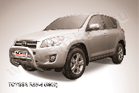 Кенгурятник d76 низкий Toyota Rav-4 (2009-2010) Black Edition, Slitkoff, арт. TR409-002BE